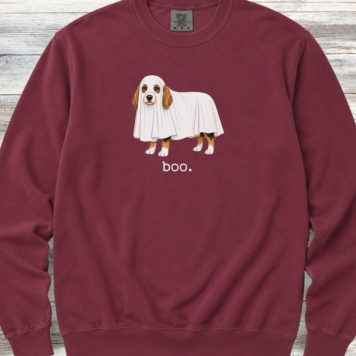 Beagle Boo Sweatshirt - Crimson