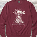 Australian Shepherd Selective Hearing Sweatshirt - Crimson
