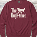 Bernese Mountain Dog Father Sweatshirt - Crimson