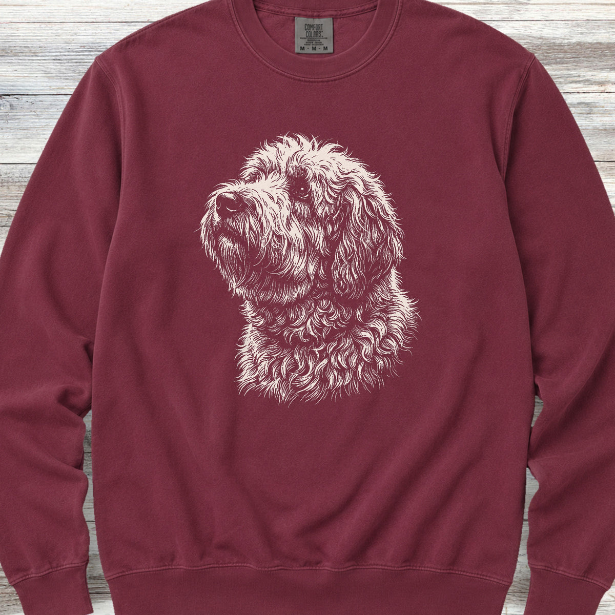 Old English Sheepdog Loyalty Sweatshirt - Crimson