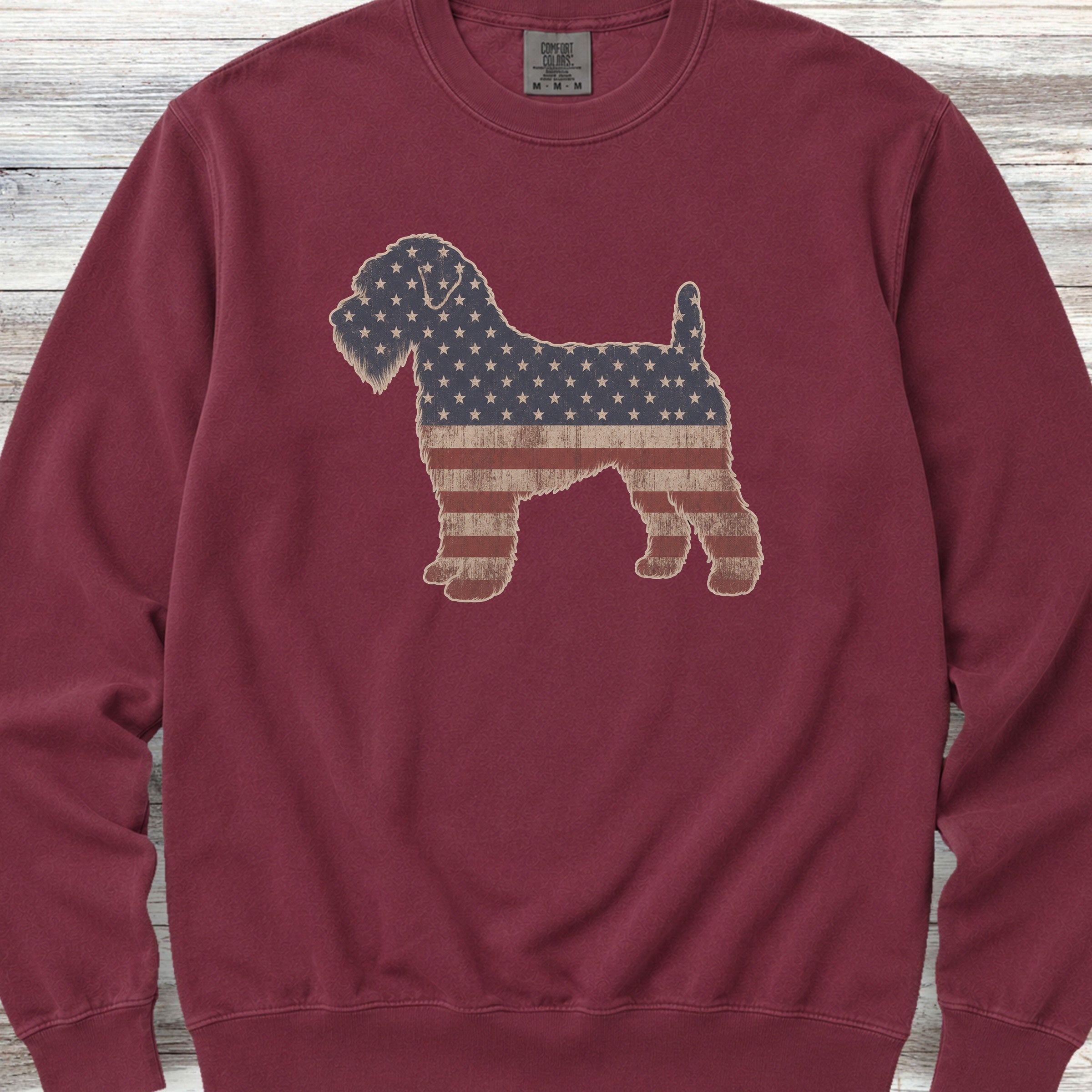 Wheaten Vintage USA Sweatshirt - Crimson