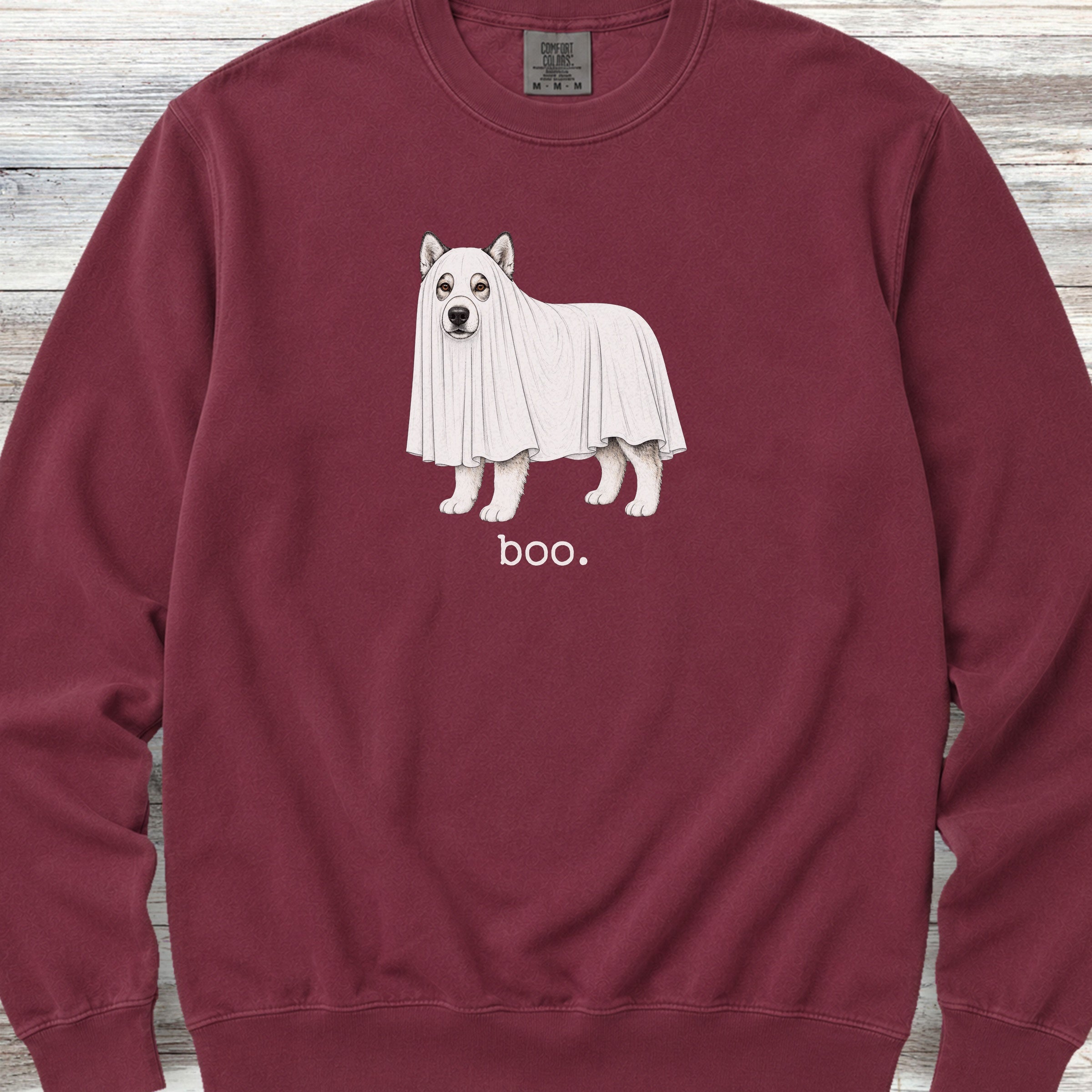 Alaskan Malamute Boo Sweatshirt - Crimson