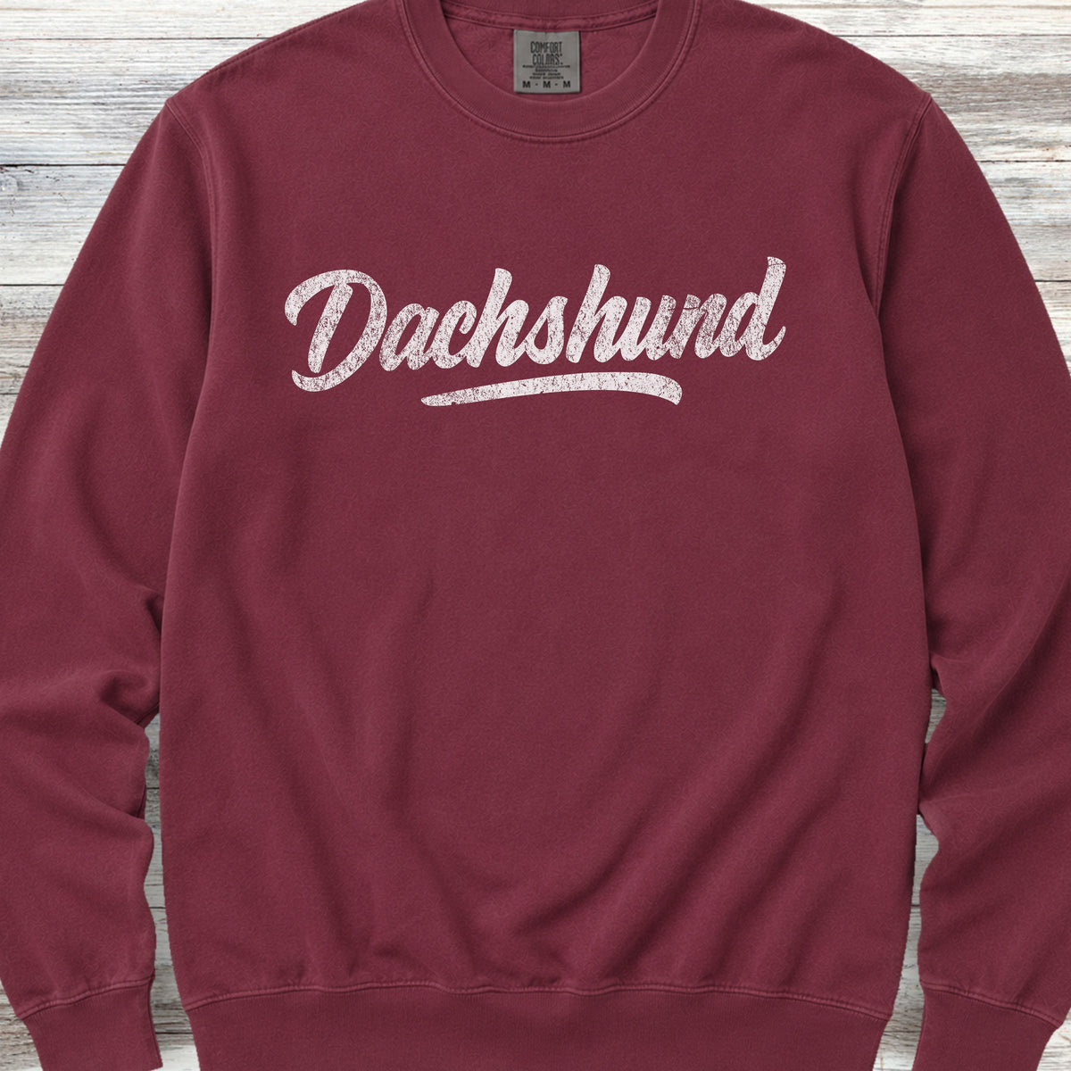 Dachshund Team Sweatshirt - Crimson