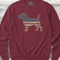 Jack Russell Vintage USA Sweatshirt - Crimson