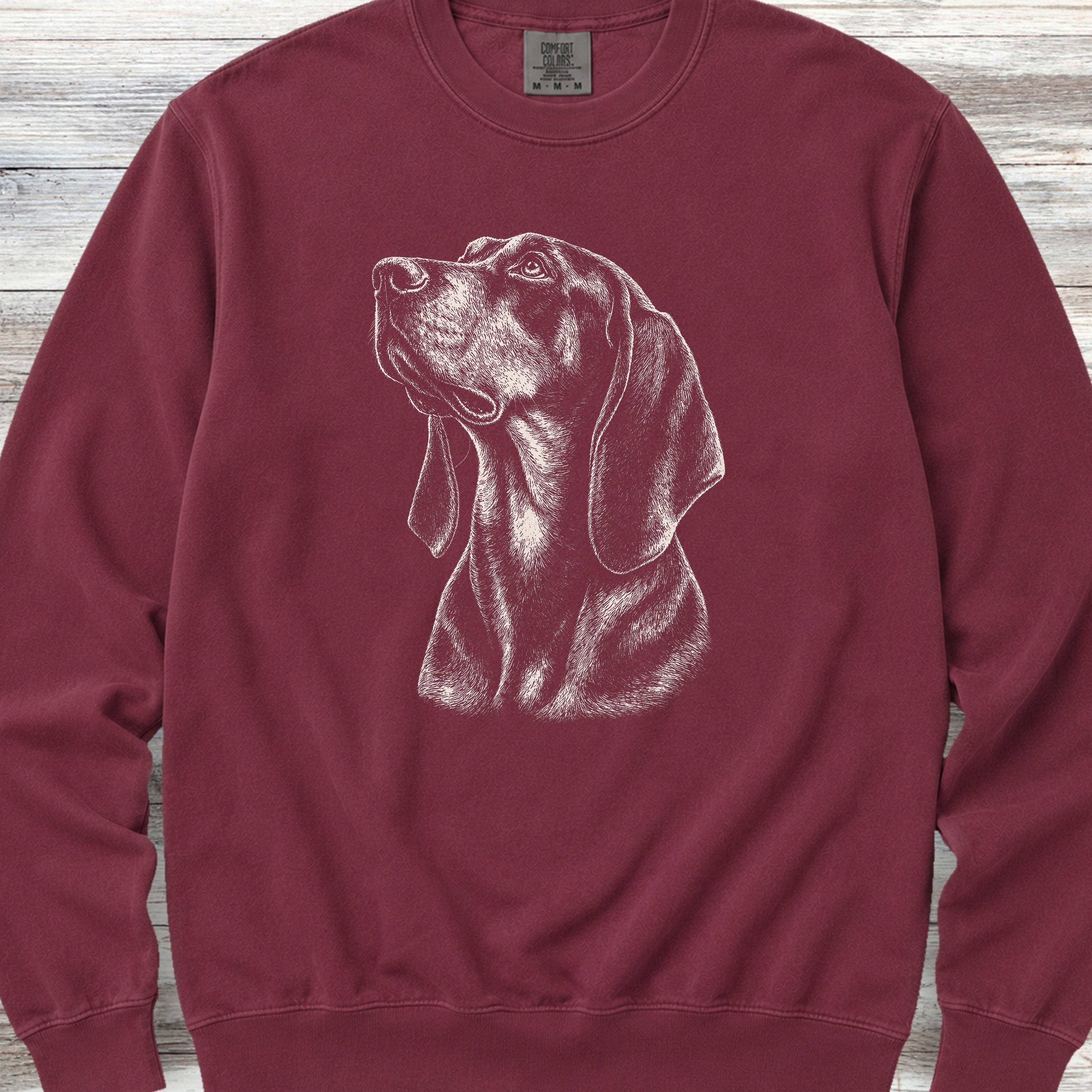 Coonhound Loyalty Sweatshirt - Crimson
