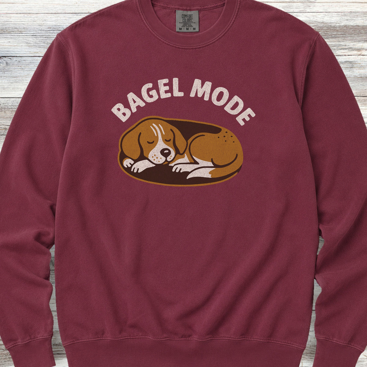 Sleeping Beagle Sweatshirt - Crimson