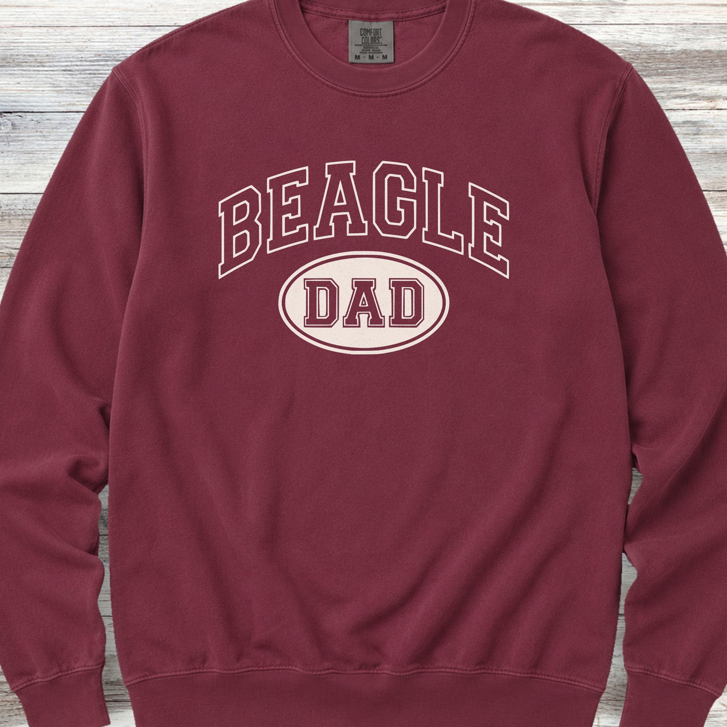 Beagle Dad Sweatshirt - Crimson