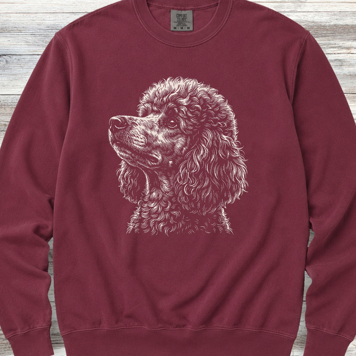 Poodle Loyalty Sweatshirt - Crimson