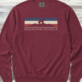 Bernedoodle USA Sunset Sweatshirt - Crimson