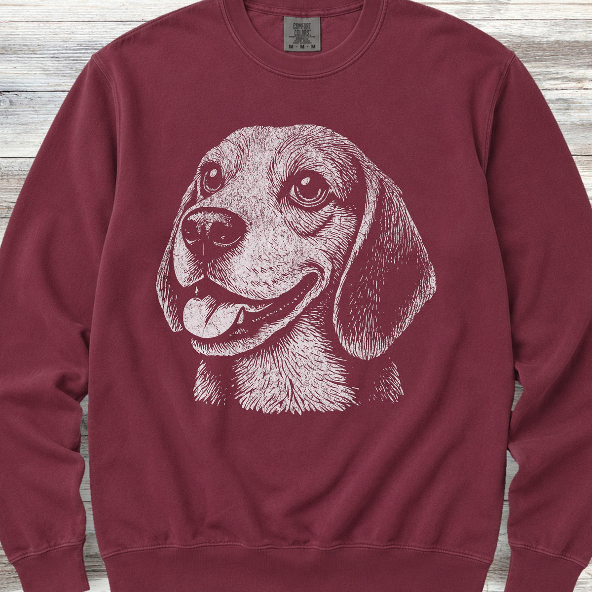 Beagle Sweatshirt - Crimson
