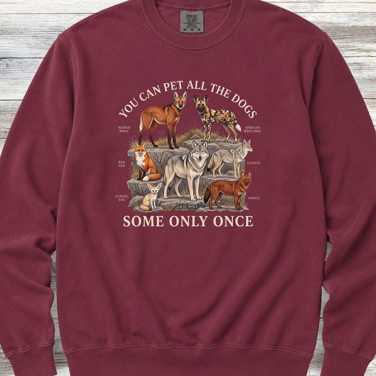 Only Once Sweatshirt - Crimson