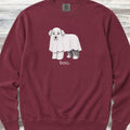 Old English Sheepdog Boo Sweatshirt - Crimson