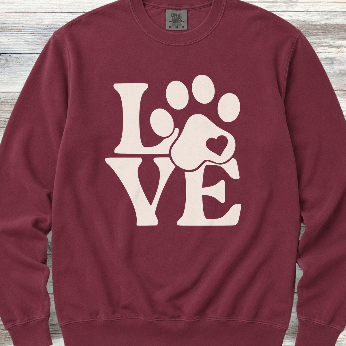 Love Sweatshirt - Crimson