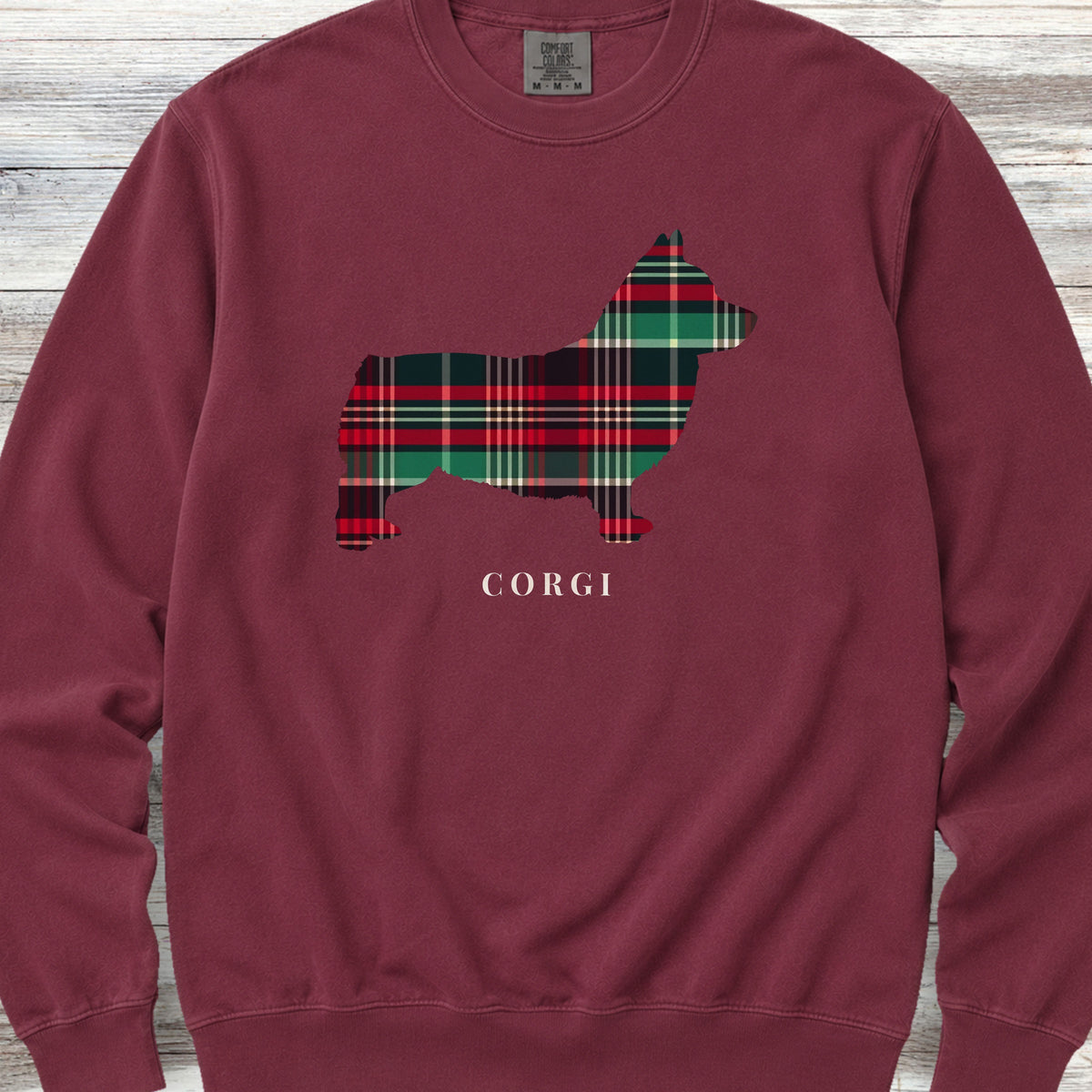 Corgi Winter 2025 Sweatshirt - Crimson