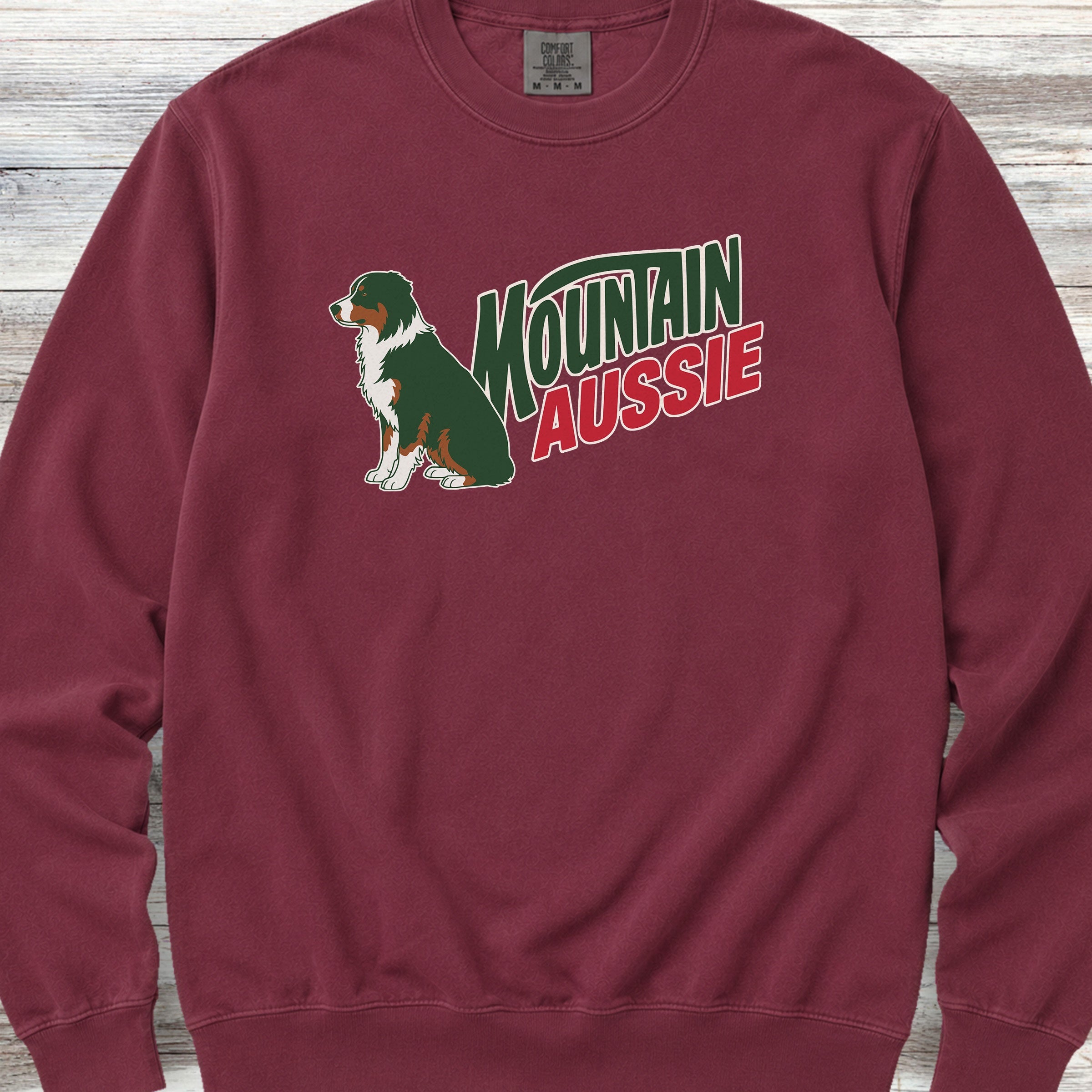 Australian Mountain Dog Sweatshirt - Crimson
