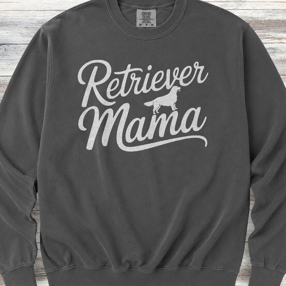Golden Retriever Mama Silhouette Sweatshirt - Pepper