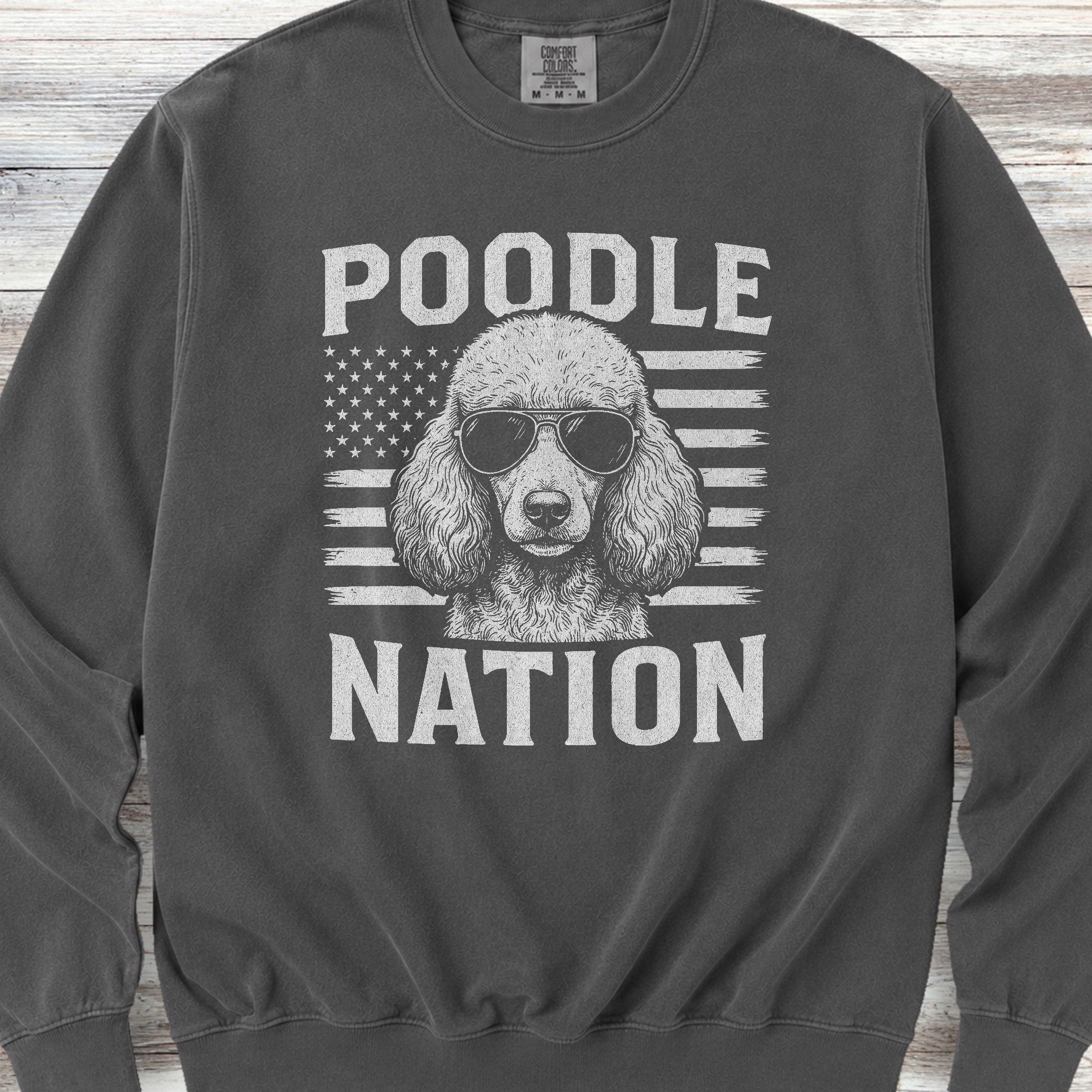 Poodle Nation Sweatshirt - Pepper