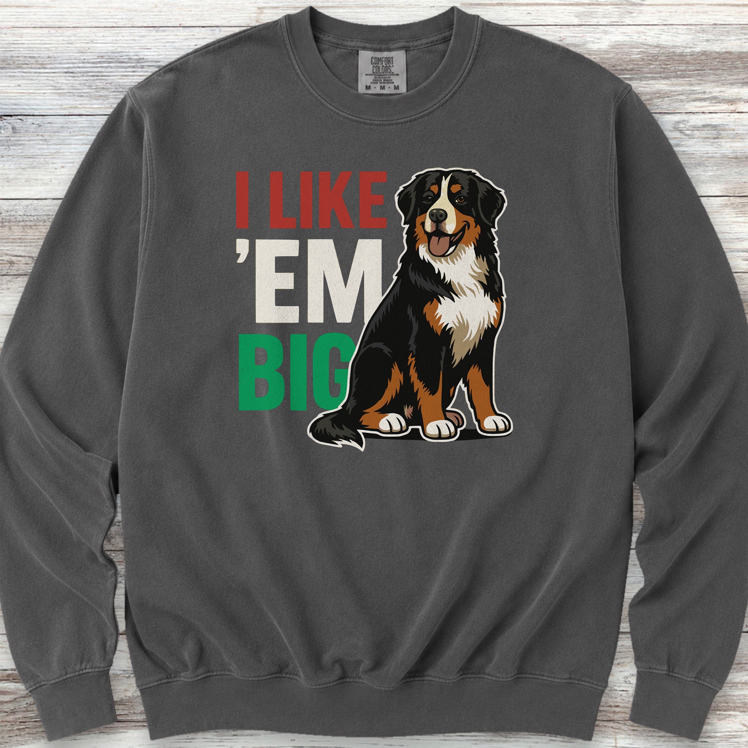 Bernese Mountain Dog Big Sweatshirt - Pepper