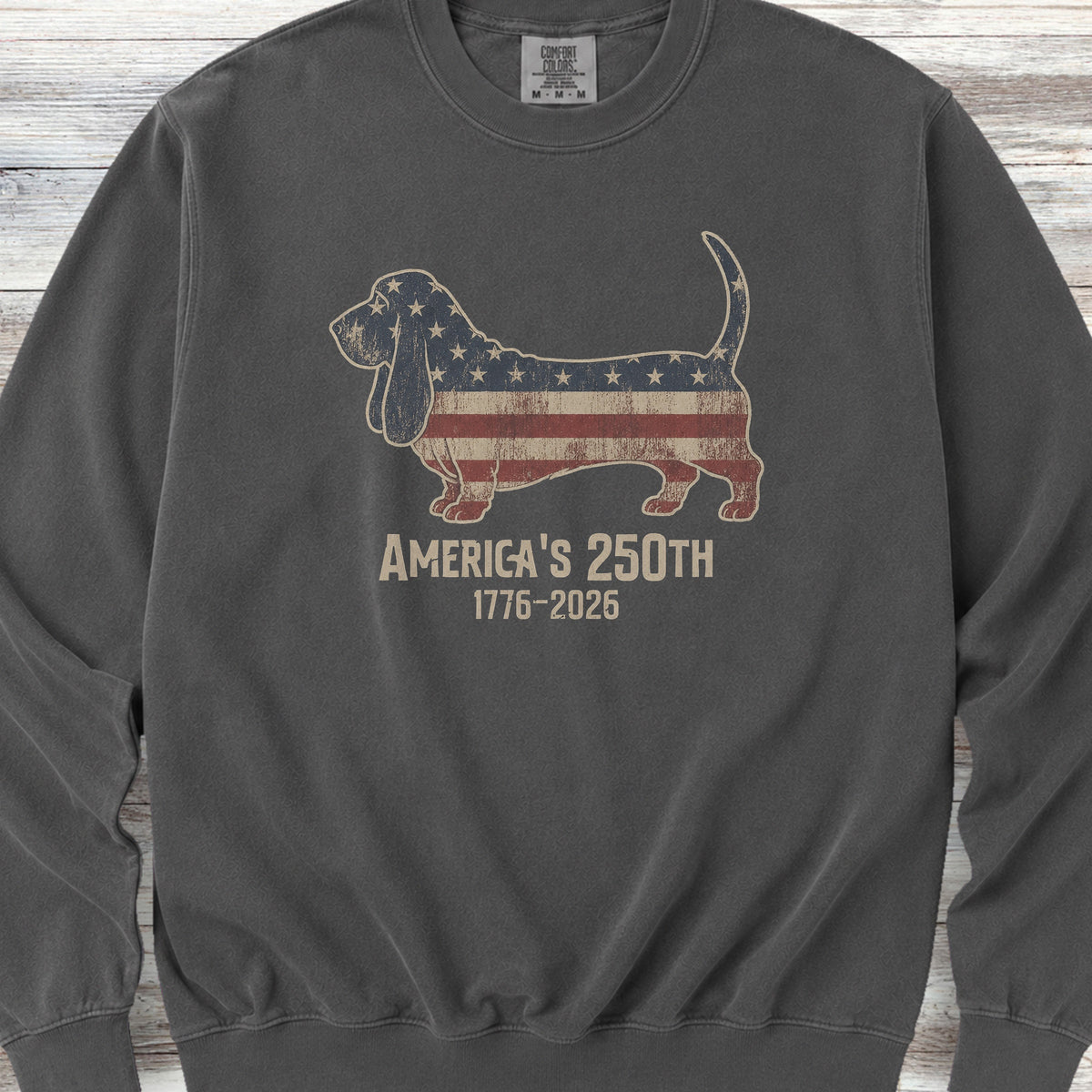 Basset Hound 250 Sweatshirt - Pepper