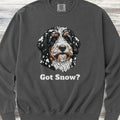 Bernedoodle Got Snow Sweatshirt - Pepper