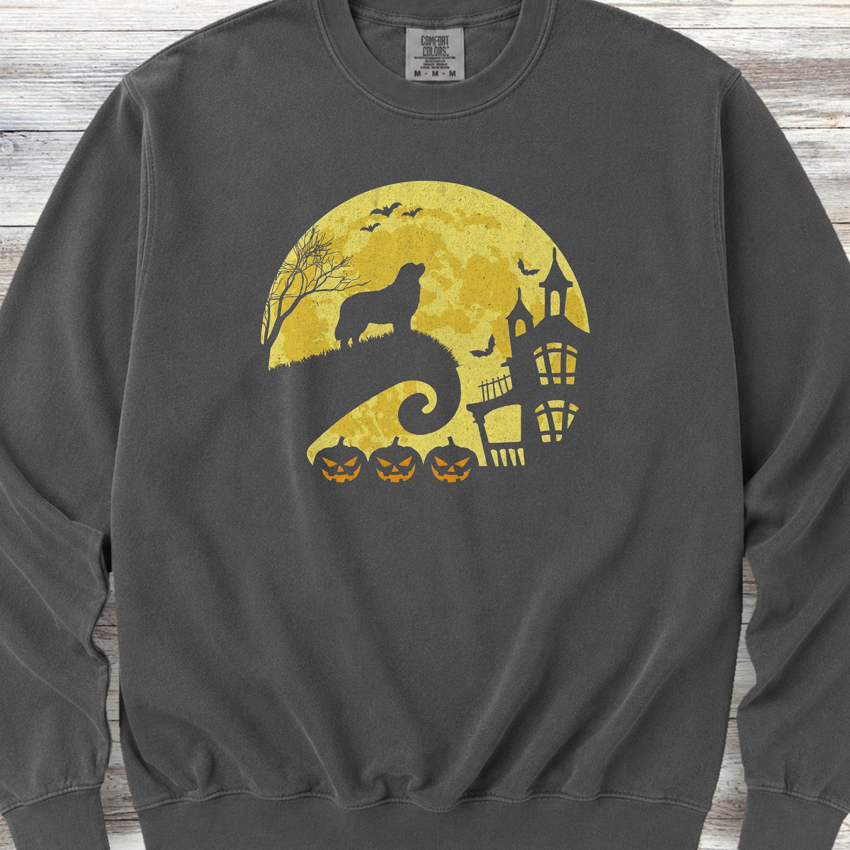 Newfoundland Halloween Moon Sweatshirt - Pepper