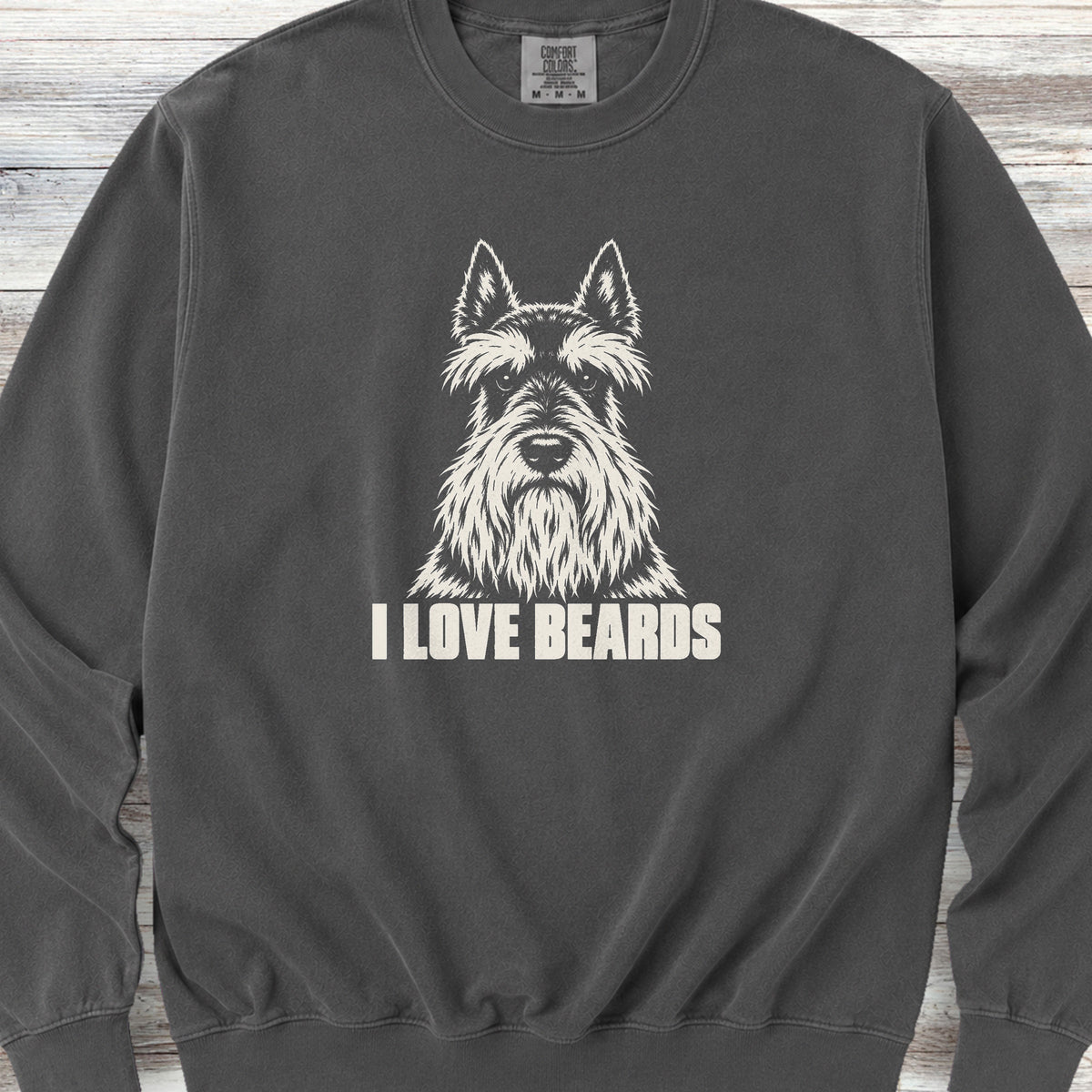 Scottish Terrier I Love Beards Sweatshirt - Pepper