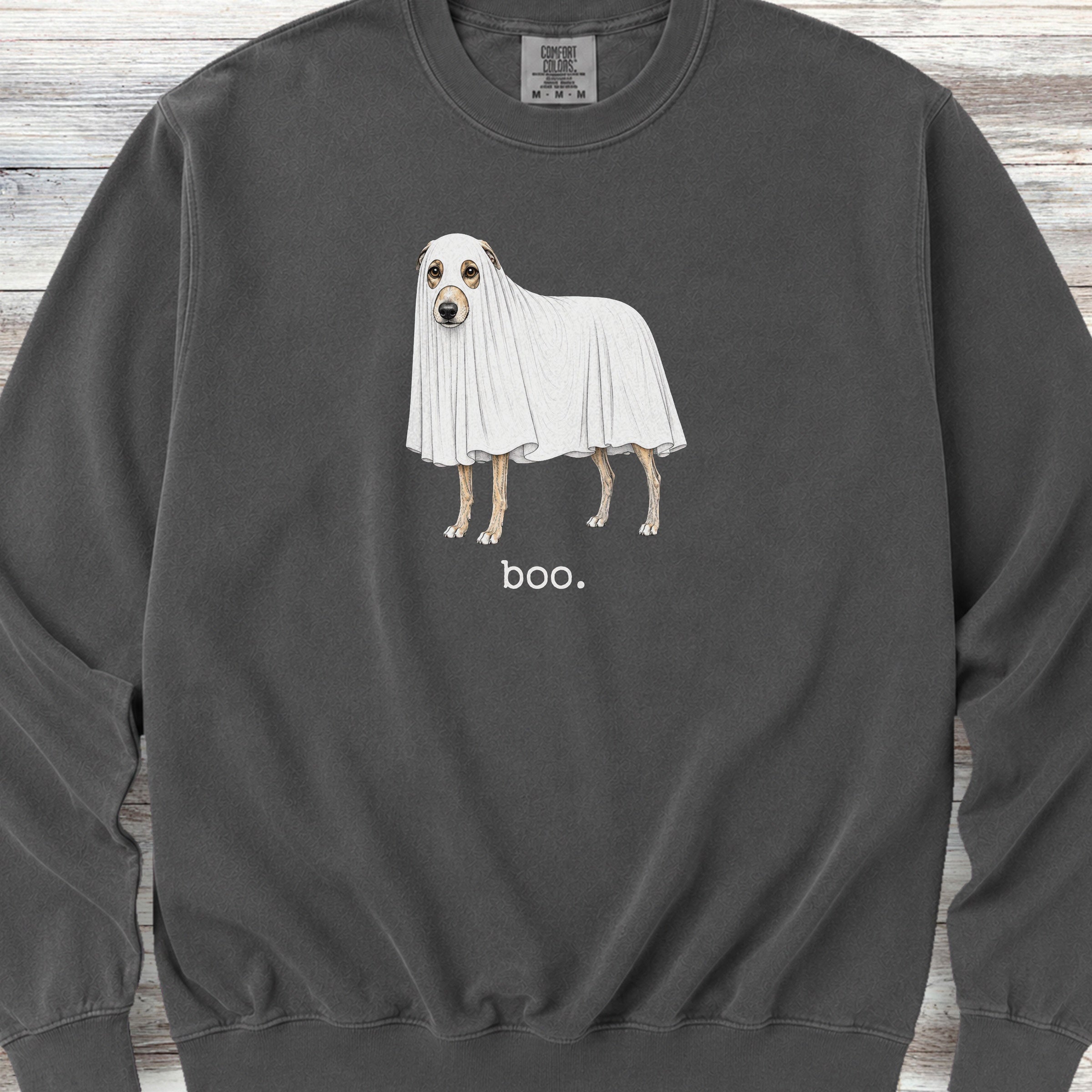 Whippet Boo Sweatshirt - Pepper