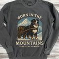 Bernese Mountain Dog Born Sweatshirt - Pepper