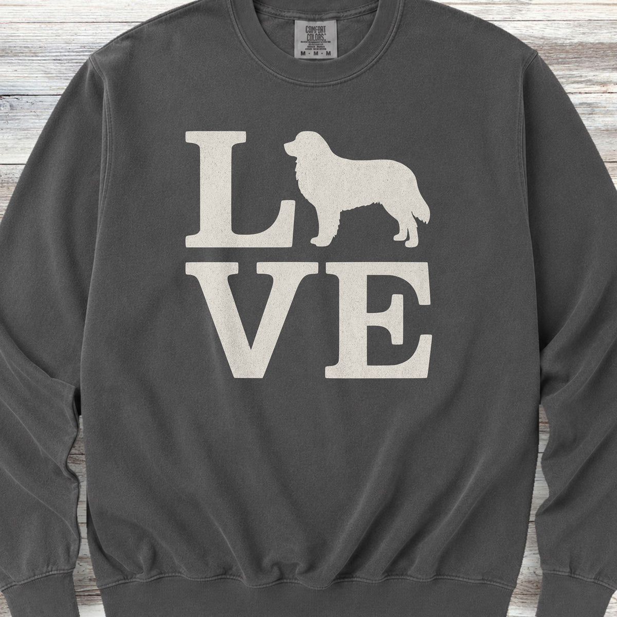 Bernese Mountain Dog Love Sweatshirt - Pepper