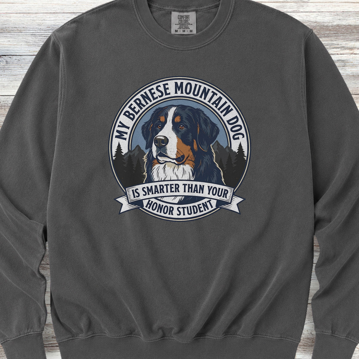 Bernese Mountain Dog Smart Sweatshirt - Pepper