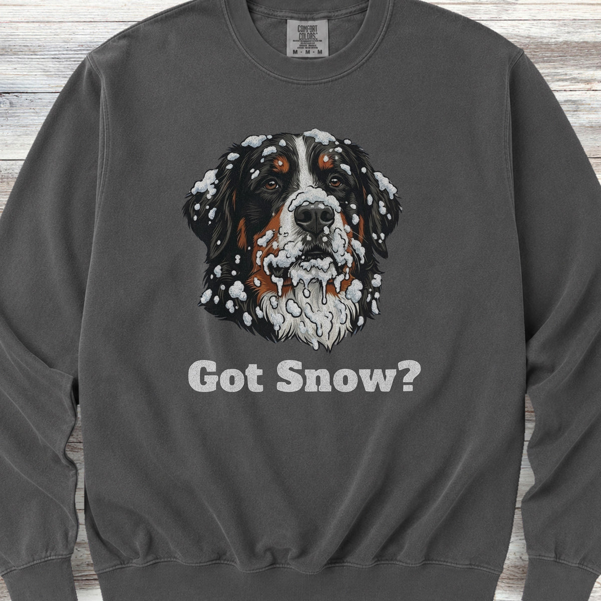 Bernese Mountain Dog Got Snow Sweatshirt - Pepper