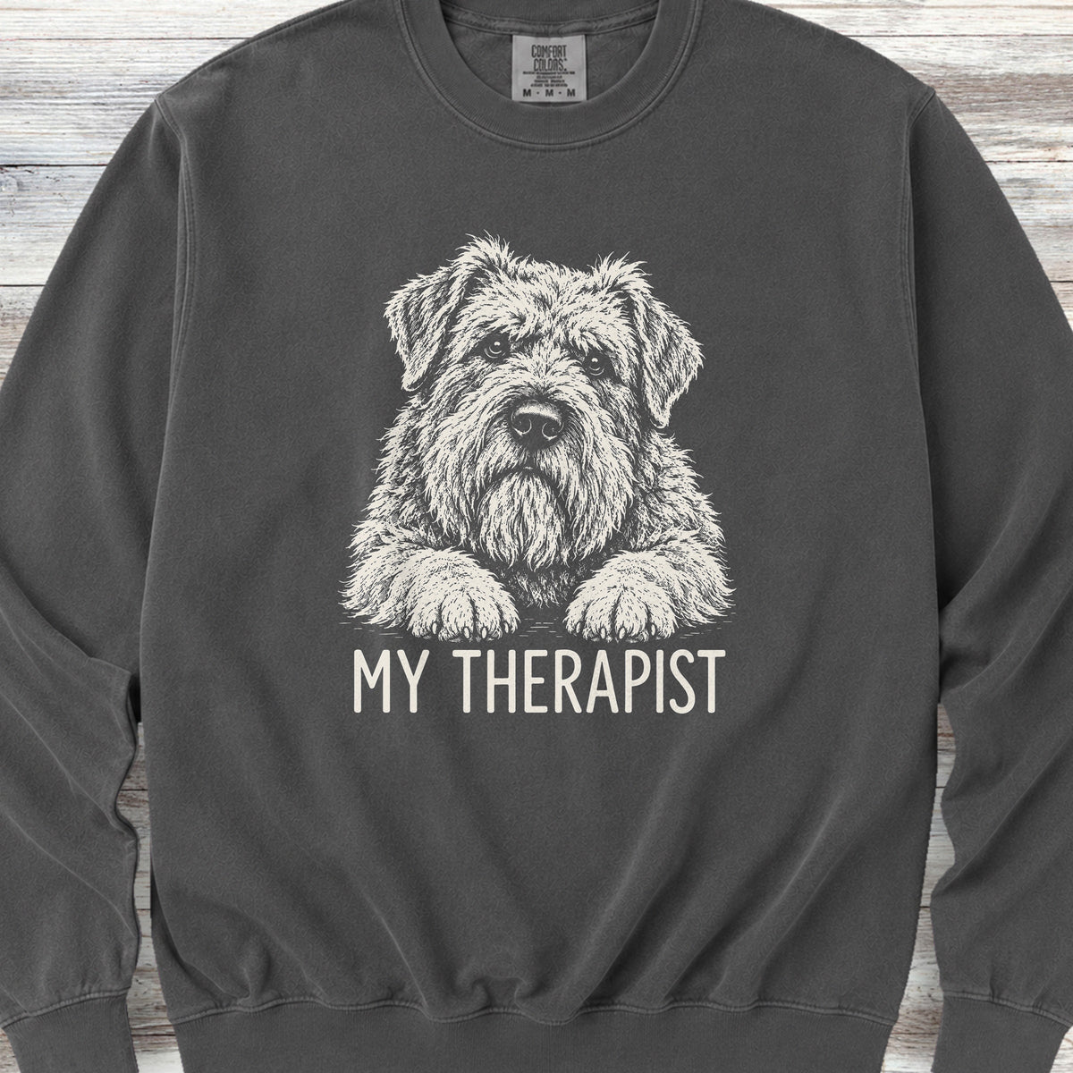 Bouvier Therapist Sweatshirt - Pepper