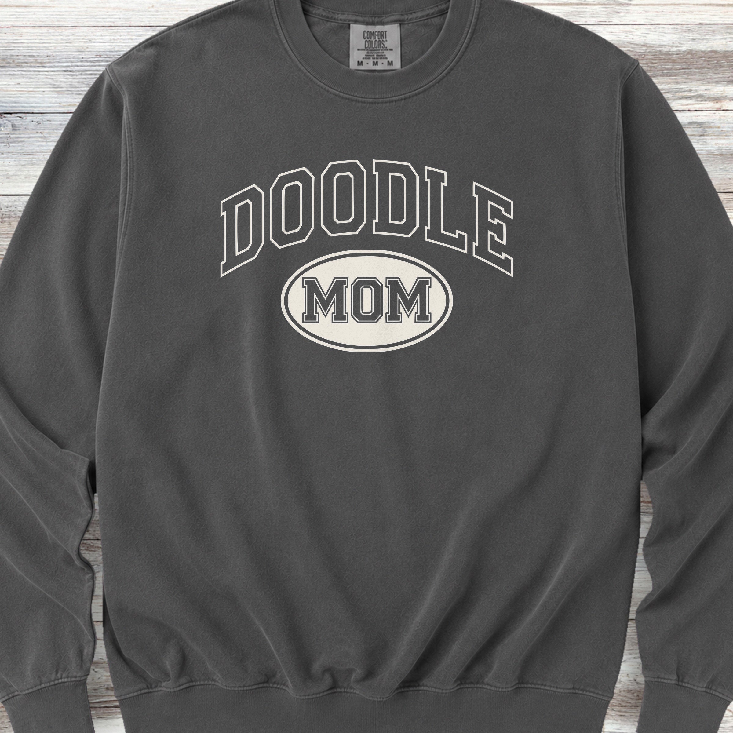 Doodle University Mom Sweatshirt - Pepper