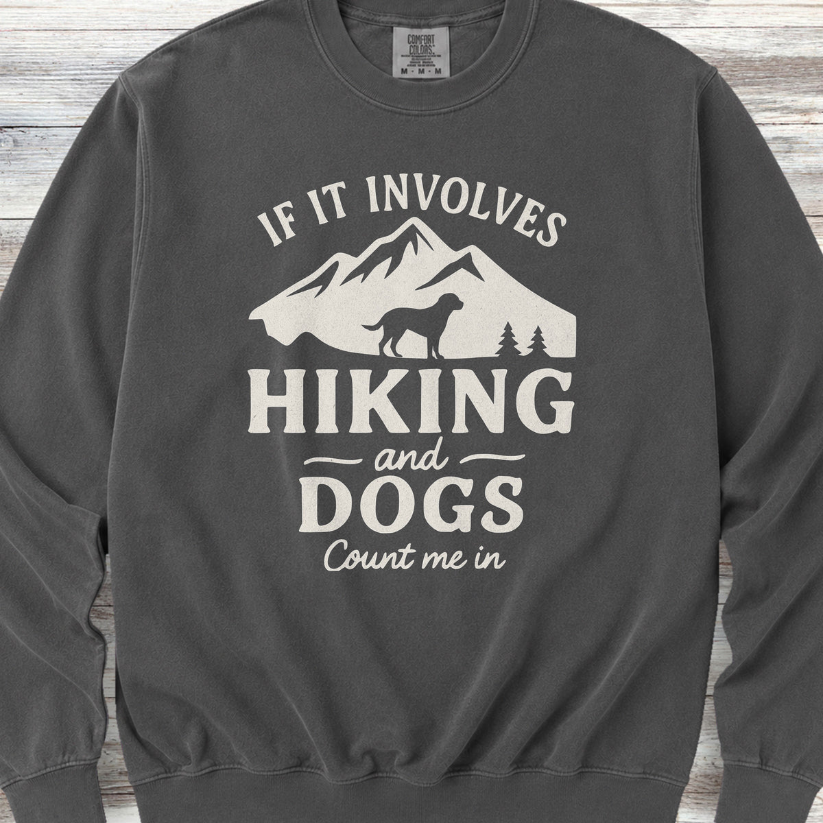 Hiking & Dogs Sweatshirt - Pepper