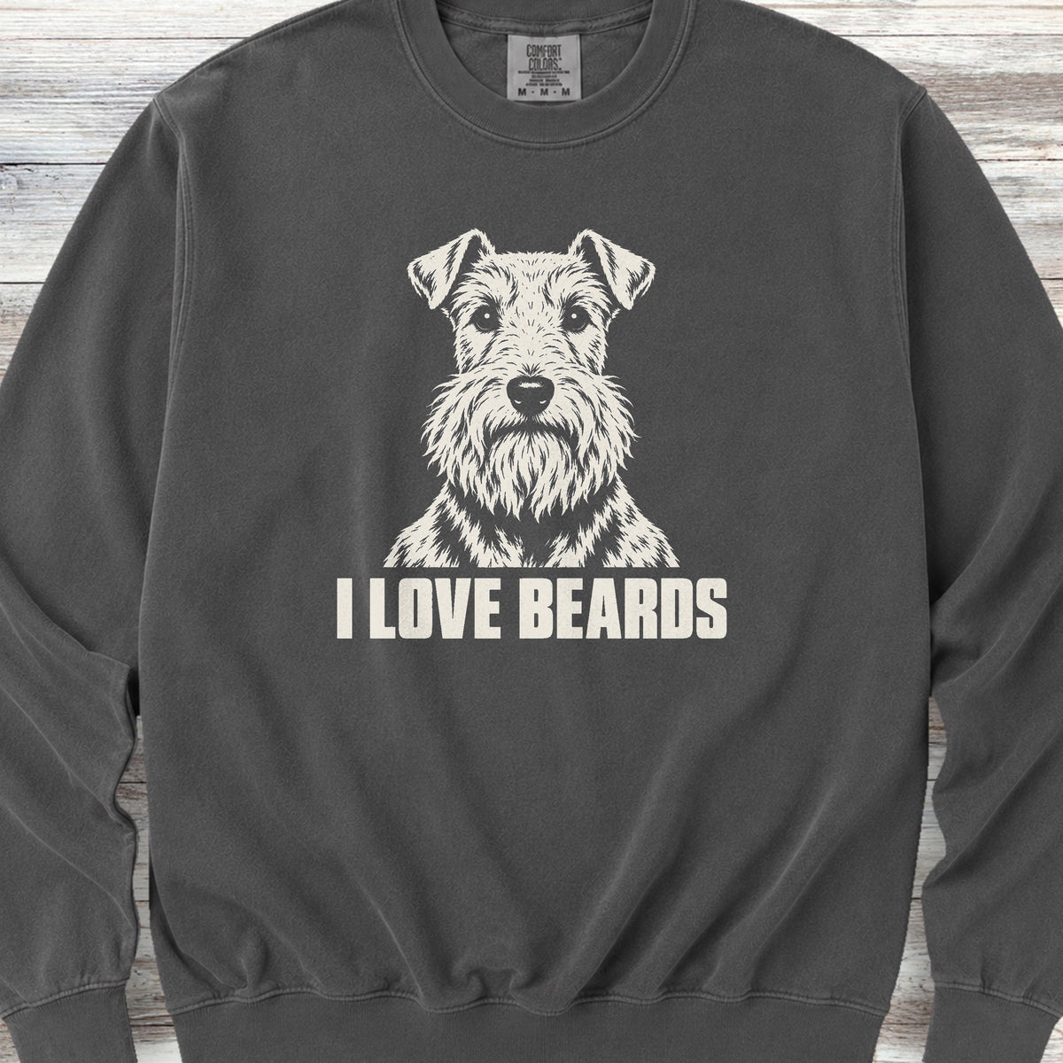 Lakeland Terrier I Love Beards Sweatshirt - Pepper