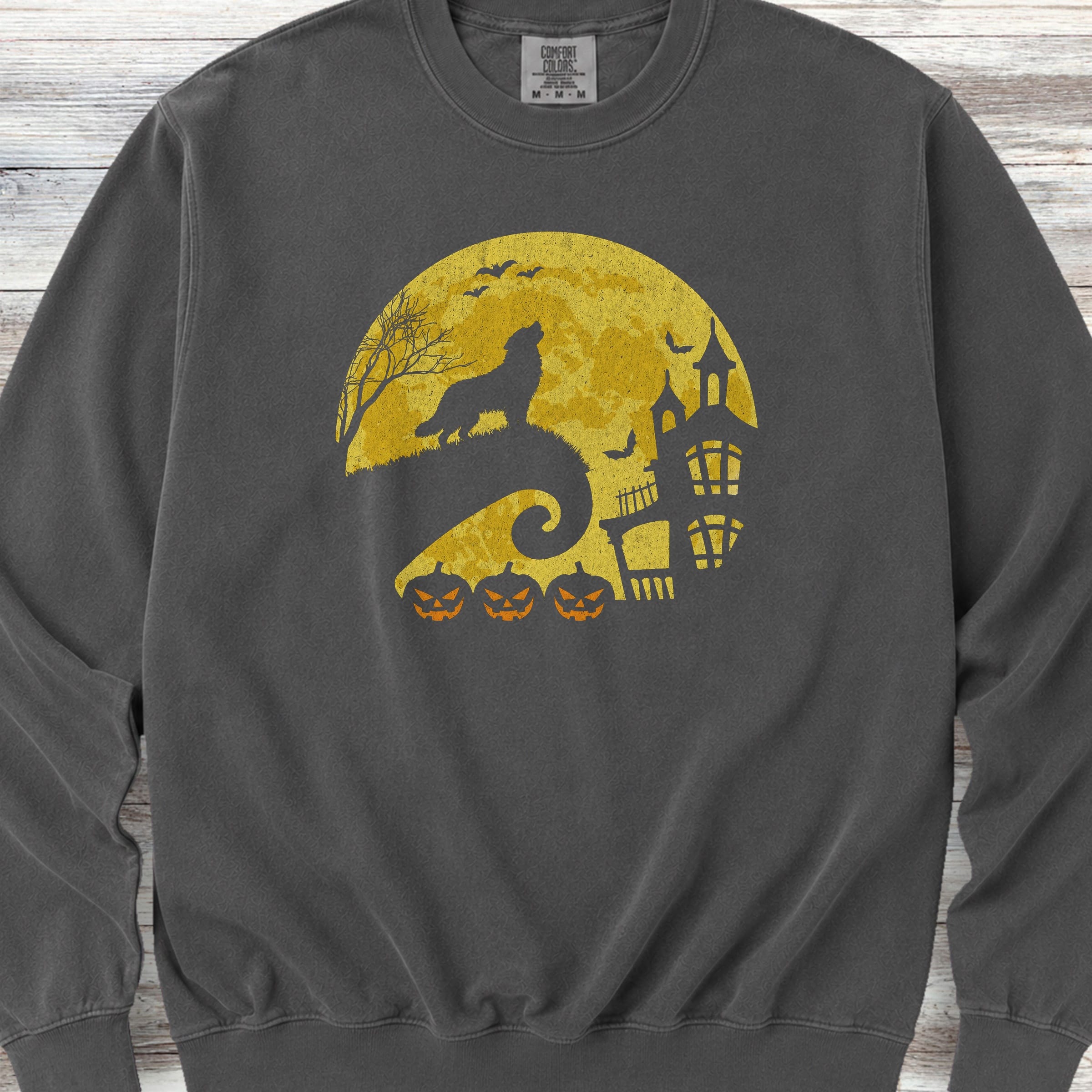 Australian Mountain Dog Halloween Moon Sweatshirt - Pepper