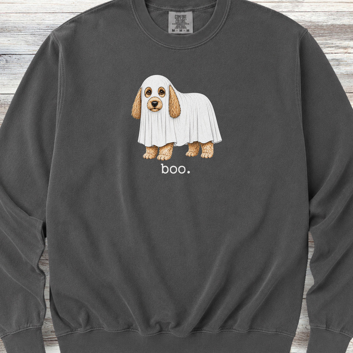Cockapoo Boo Sweatshirt - Pepper