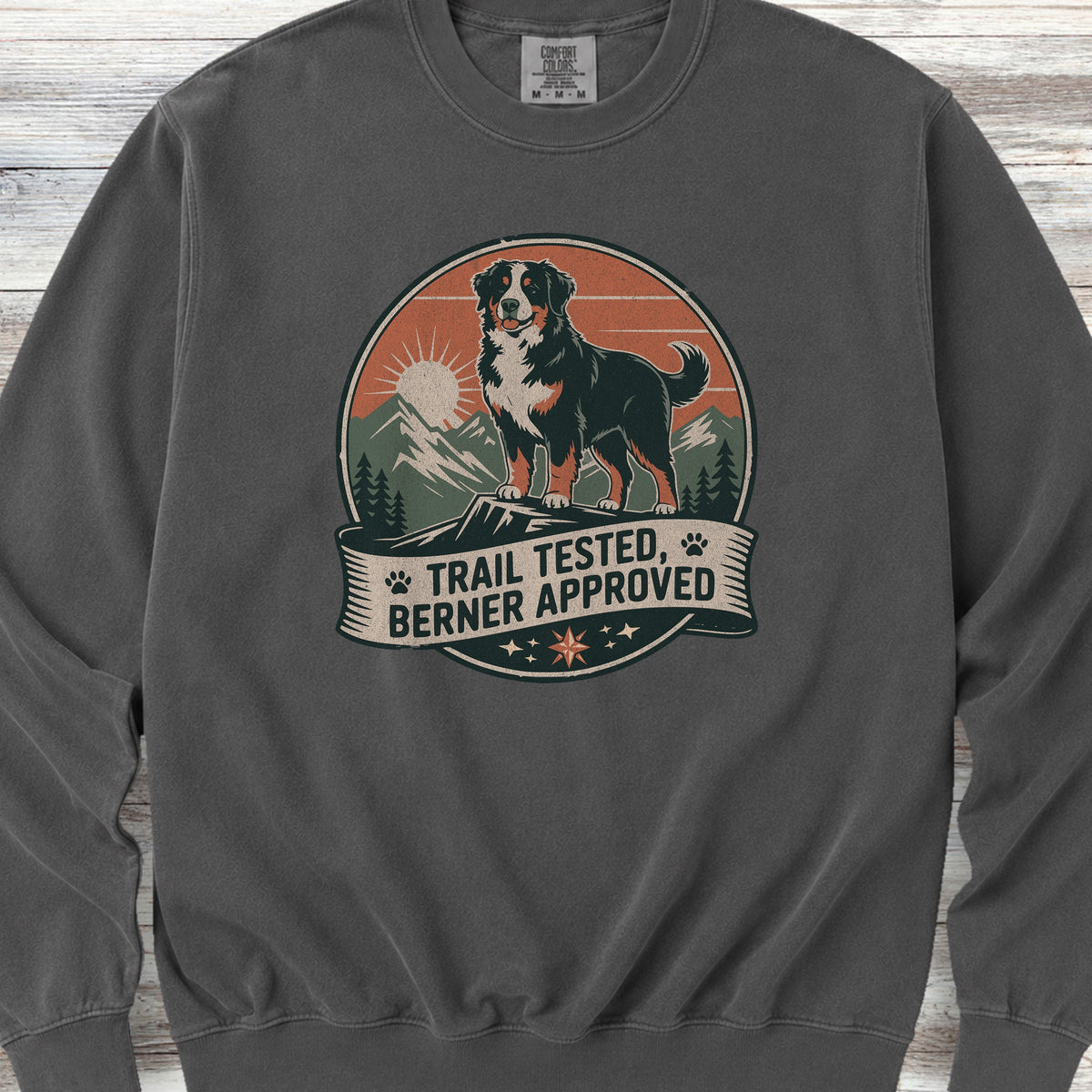 Bernese Mountain Dog Tested Sweatshirt - Pepper