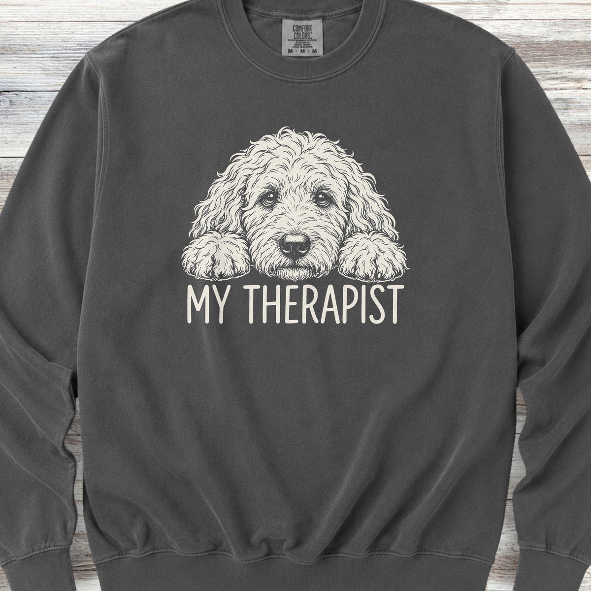 Goldendoodle Therapist Sweatshirt - Pepper