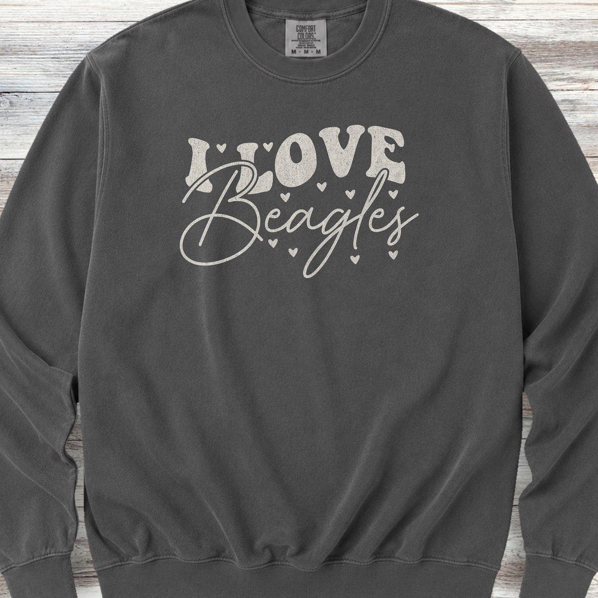 I Love Beagles Sweatshirt - Pepper