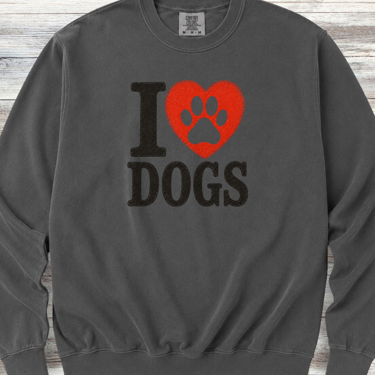 I Heart Dogs Sweatshirt - Pepper
