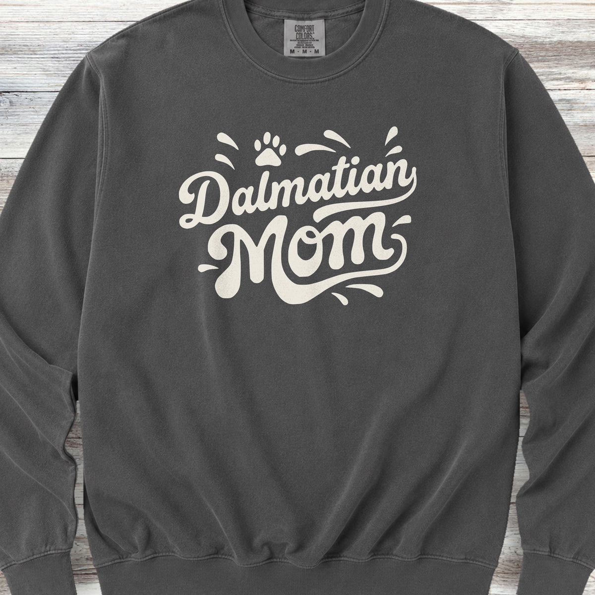 Dalmatian Groovy Mom Sweatshirt - Pepper