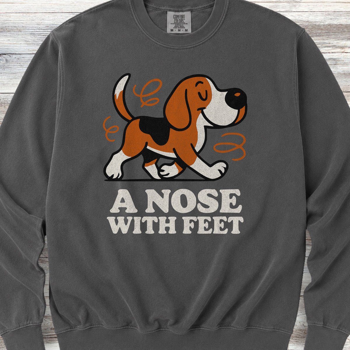 Beagle Nose Sweatshirt - Pepper