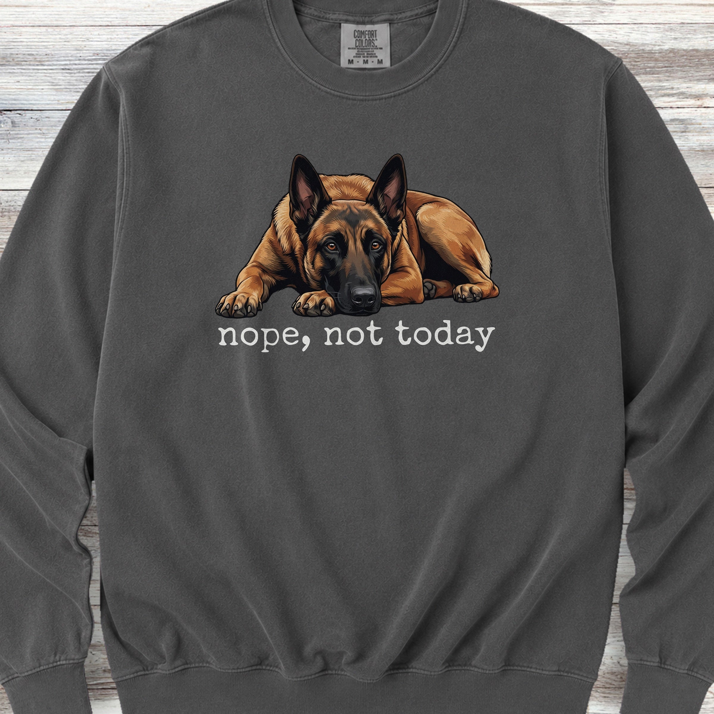 Belgian Malinois Nope Sweatshirt - Pepper