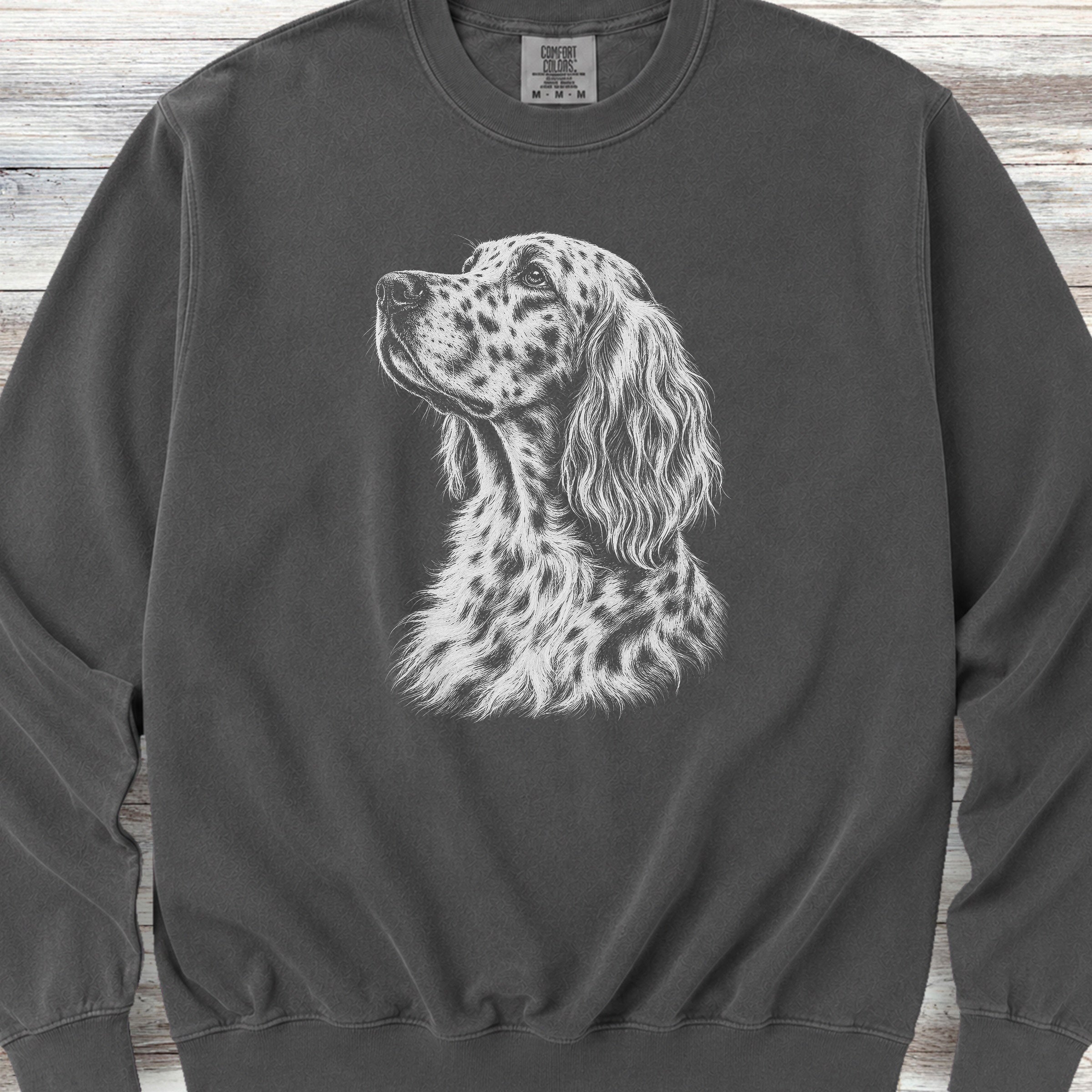 English Setter Loyalty Sweatshirt - Pepper