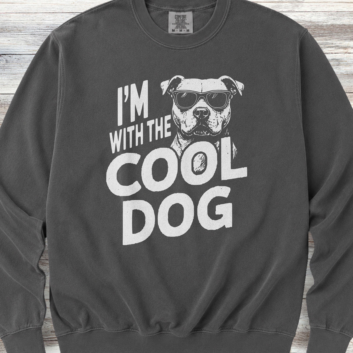 Pit Bull Cool Dog Sweatshirt - Pepper