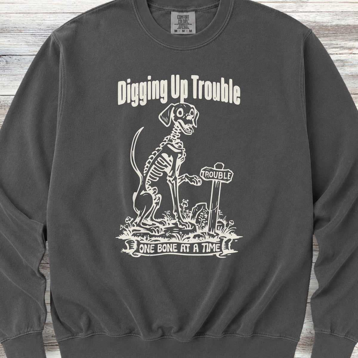 Digging Up Trouble Sweatshirt - Pepper