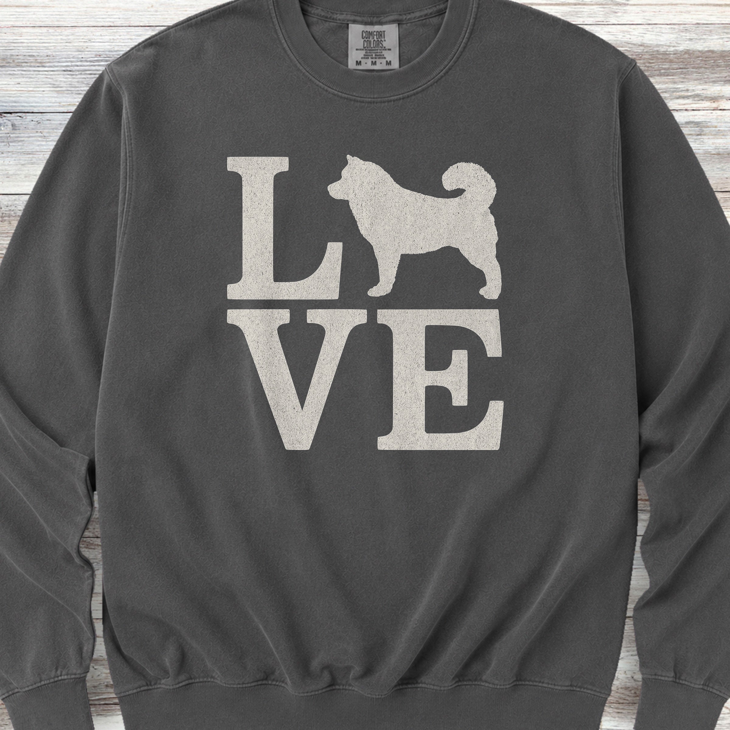 Malamute Love Sweatshirt - Pepper