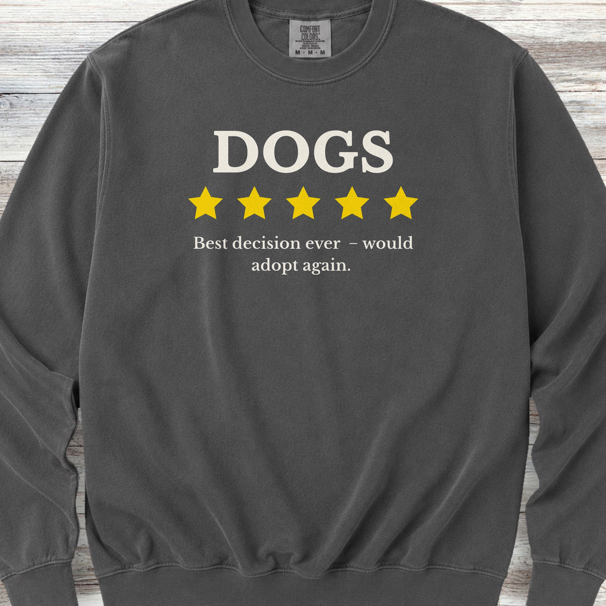 Dogs Review Sweatshirt - Pepper