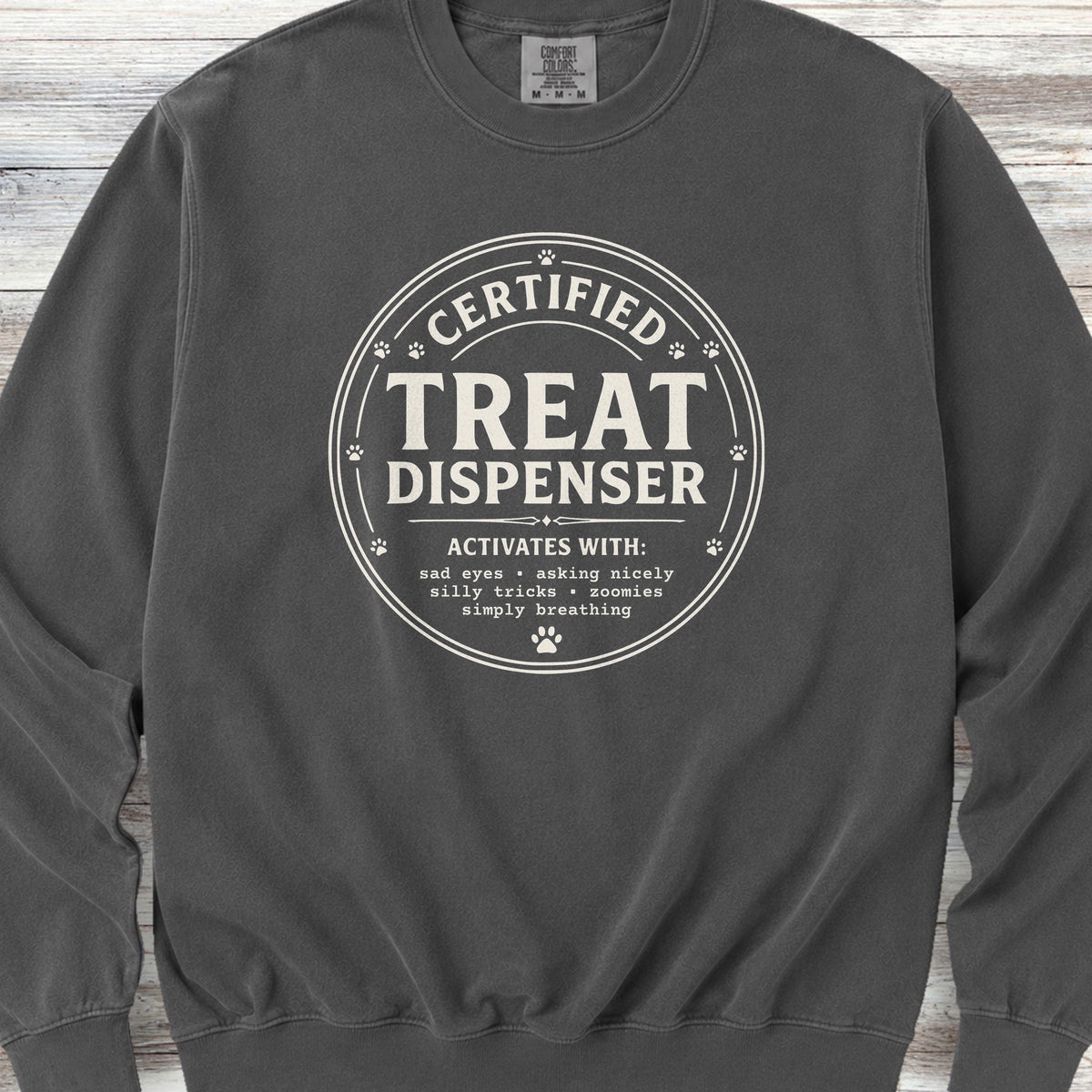 Certified Treat Dispenser Sweatshirt - Pepper